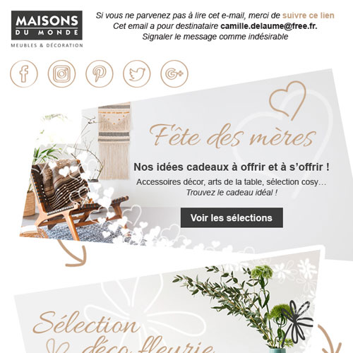 lien vers le projet maison du monde